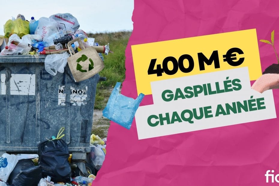 4àà million d'euros gaspillés chaque annnée à cause d'erreurs de tri